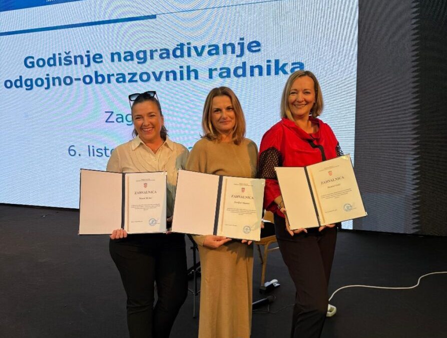VELIKO PRIZNANJE ZA NAŠE UČITELJICE!