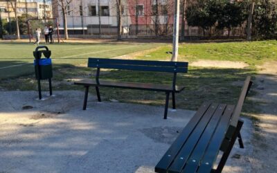 Nove klupe i koševi za otpad