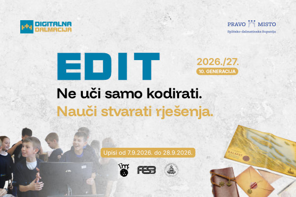 Otvorene su prijave za EDIT 2026./2027.